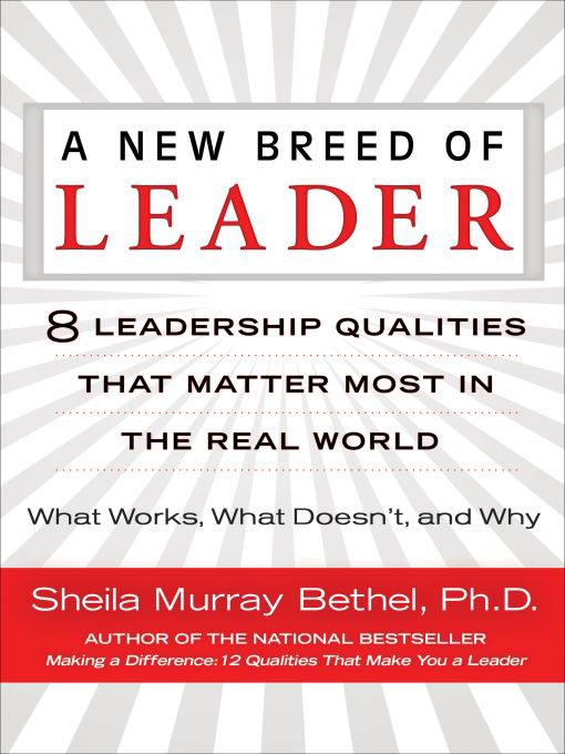 Title details for A New Breed of Leader by Sheila Murray Bethel - Available